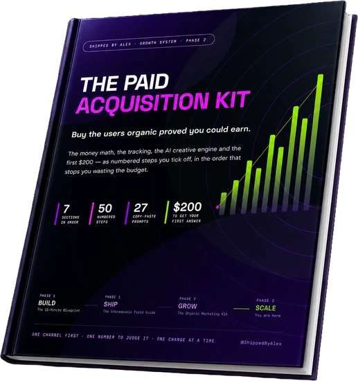 The AI SaaS Paid Acquisition Kit — 49-page PDF