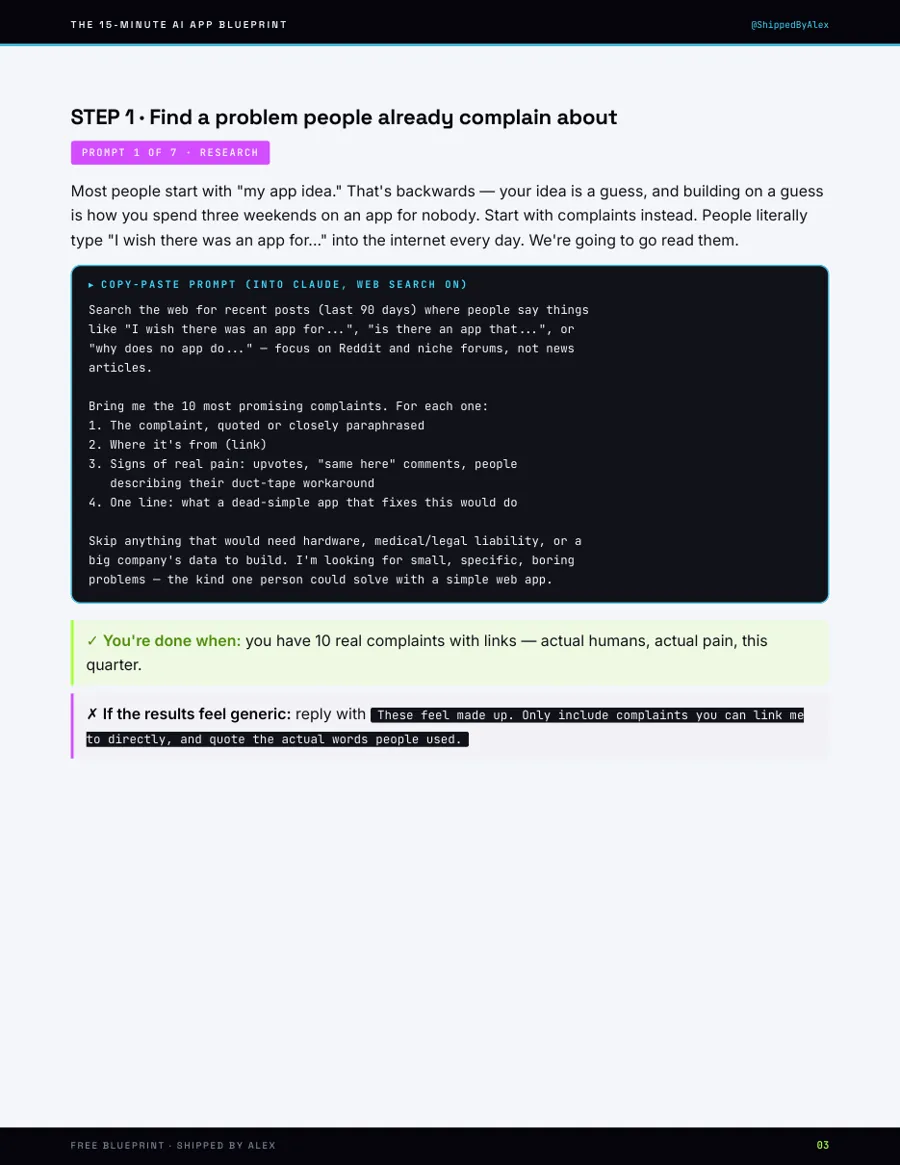 The 15-Minute AI App Blueprint — page 3