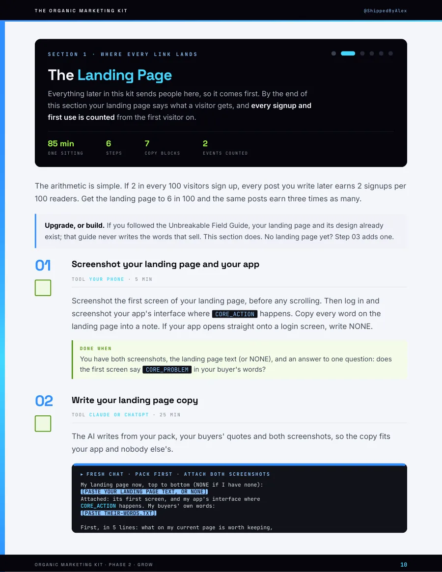 The Organic Marketing Kit — page 10